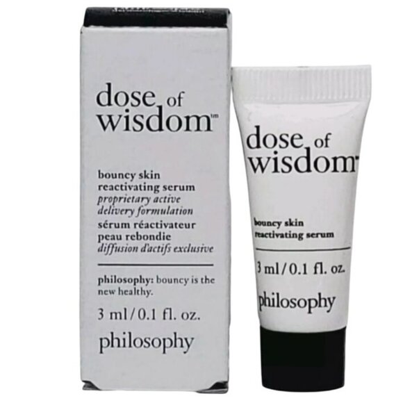 Philosophy Dose of Wisdom Bouncy Skin Reactivating Serum 0.1oz/3mL - Picture 1 of 2